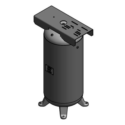 60 Gallon Air Tank with Feet & Top Plate Vertical 200 PSI ASME Coded | A10044