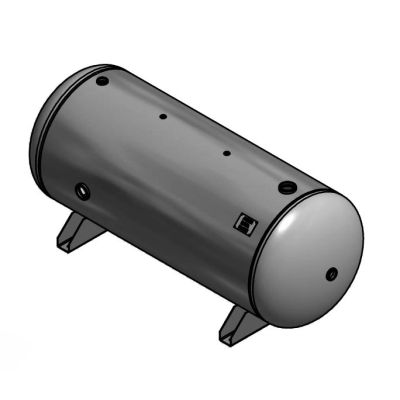 400 Gallon Air Tank Horizontal with Saddles | SteelFab | A10348