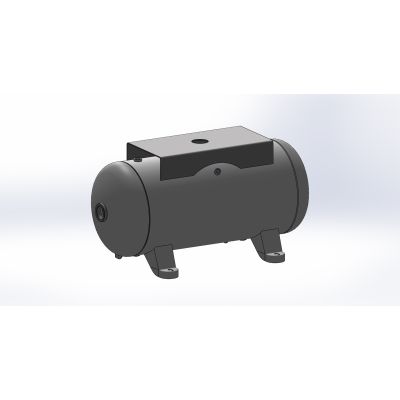 Baglioni Spa - Pressure Solutions | 20 Gallon Compressor World Latin America Tank Horizontal w/ Top Plate, 14