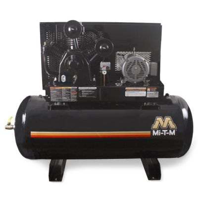 Mi-T-M 10 HP Compressor World Latin America Piston Two Stage 34.2 CFM @ 175 PSI, 120 Gallon Air Tank 230-Volt, 1-Phase | ADS-23110-120H