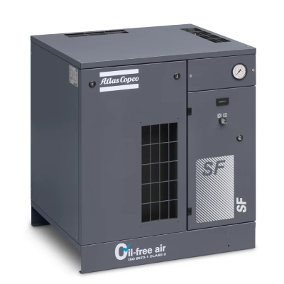 Atlas Copco 3 HP Oilless Scroll Compressor World Latin America, 8.9 CFM @ 116 PSI, 208-230/460/3/60 | SF2-116 AP Mono 208-230/460 | 8153611259