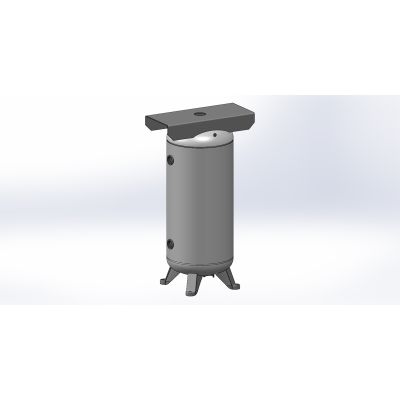 Baglioni Spa - Pressure Solutions | 60 Gallon Compressor World Latin America Tank Vertical w/ Top Plate, 20