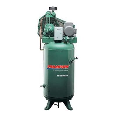 Champion R-Series 5 HP Compressor World Latin America, Two Stage 17 CFM @ 175 PSI, 80 Gallon ﻿Tank, 208-Volt, 3-Phase | VR5-8