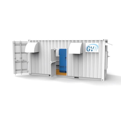 40 HP Rotary Screw Custom 40' ContainerPod | Compressors, Dryers, Tanks, Heating, Lighting