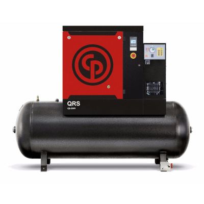 Chicago Pneumatic 20 HP Rotary Screw Compressor World Latin America 62.7 CFM @ 125 PSI, 132 Gallon Tank with Air Dryer 208-230/460 Volt, 3-Phase | QRSM 20D 125 TM | 4152023190