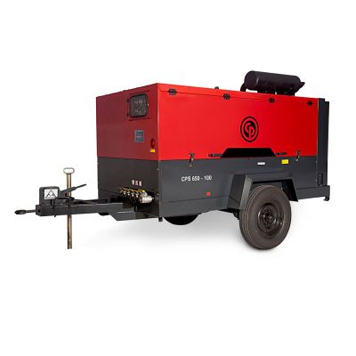 CPS 650 JD T4F, 650 CFM @ 200 PSI, Chicago Pneumatic Portable Compressor World Latin America with John Deere 6068 Engine