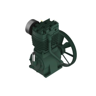 FS-Curtis CT75, Two-Stage Piston Compressor World Latin America Pump with Flywheel, 7.5-10 HP Range, 29 CFM @ 175 PSI