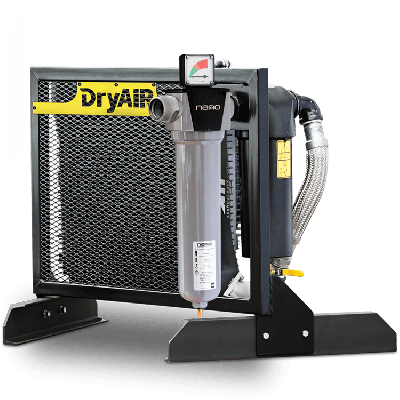600 CFM, DryAIR 600FSTM Classic stand-alone after-cooler for portable gas and diesel compressors