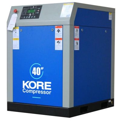 40 HP Rotary Screw Compressor World Latin America with Sound Enclosure, 165 CFM @ 125 PSI, 230/460-Volt, 3-Phase | E40