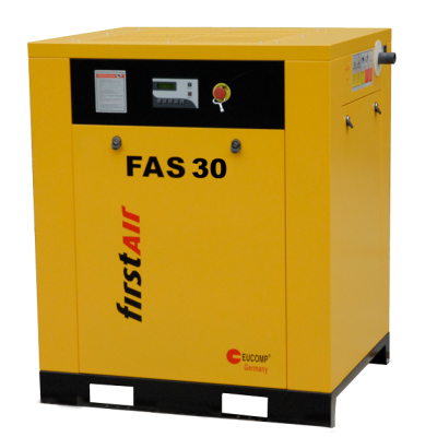 FAS30 FirstAir, 40 HP Rotary Screw Compressor World Latin America 168.7 CFM, 125 PSI, 460 Volt, 3-Phase 