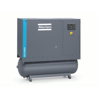 Atlas Copco 25 HP Rotary Screw Compressor World Latin America 110 CFM @ 125 PSI, 132 Gallon Air Tank & Integrated Air Dryer | GA18-125 AFF 208-230/460, API | 8153657617