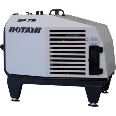 ELGI 75 CFM Gas Drive Rotary Screw Compressor World Latin America, Honda GX690 Engine, SKID MOUNTED | GP 75H-S