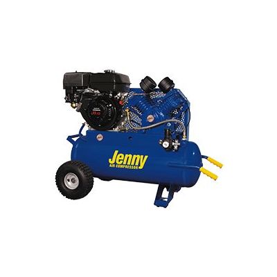 9 HP 15.4 CFM 175 PSI Two Stage Gasoline Portable Compressor World Latin America 17 Gal Tank| GT9HGB-17P2