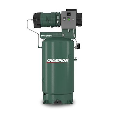 Champion 5 HP Rotary Vane Compressor World Latin America 3-Phase 80 Gallon Tank Mnt. | LV04PURVS‐8