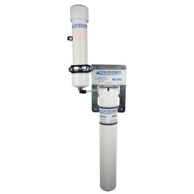 Separador de agua y aceite de montaje en pared serie Micro de 50 CFM Clean Resources | F10104