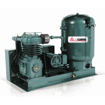 FS Curtis ML5, 5 HP Compressor World Latin America Base Mounted Air System, 19.1 CFM @ 175 PSI, 80 Gallon Vertical Tank, 230-Volt, 1-Phase, FML05D96V8U-A2L1XX