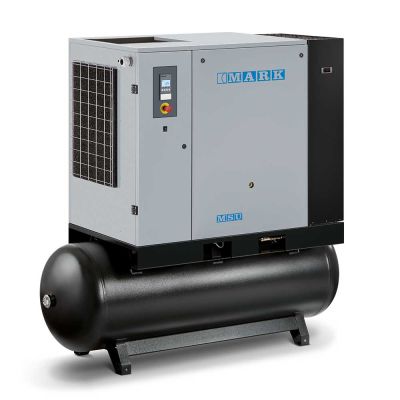 Mark Compressor MSU 25D TM, 25 HP Rotary Screw Compressor World Latin America, 89.4 CFM @ 145 PSI, Air Dryer, 120 Gallon Tank, 208-230/460-Volt, 3-Phase, 70 dBA | 4152029135