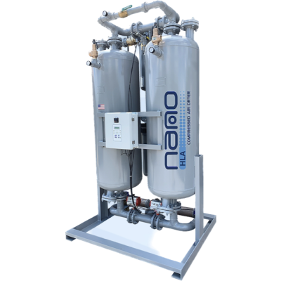 Nano Purification D5 Series Heatless Twin Tower Low Dew Point Desiccant Air Dryer | 100 CFM, 1
