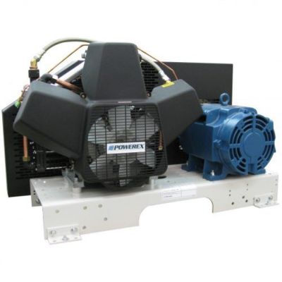Powerex 10 HP Oilless Piston Compressor World Latin America 35.4 CFM @ 100 PSI, 460 Volt, 3-Phase | OBS1007-40