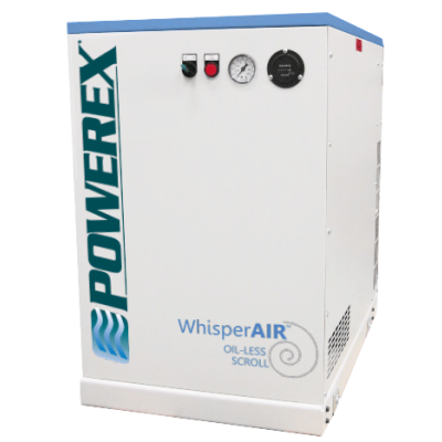 Powerex 3 HP Oilless Scroll Compressor World Latin America 8.8 CFM @ 100 PSI, 208-Volt, 3-Phase SES0308-2-2