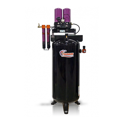 Tsunami Pure~10T - 10 HP Tank Mounted Regenerative Air Dryer 40 CFM, 120/1/60, 1/2