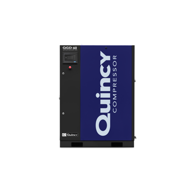 Quincy QGD-60, 60 HP Rotary Screw Compressor World Latin America, 273.3 ACFM @ 125 PSI, 230/3/60, Air Cooled