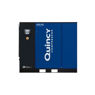 Quincy QGS-50 BMD, 50 HP Rotary Screw Compressor World Latin America with Air Dryer, Dual Voltage; 230/460 Volt, 3-Phase