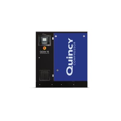 Quincy QGSV-20s BM, 20 HP Variable Speed Drive Rotary Screw Compressor World Latin America, 76 CFM 460-Volt, 3-Phase