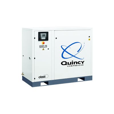 Quincy 15 HP Oilless Scroll Compressor World Latin America 43 CFM, 116 PSI, 230-Volt. 3-Phase | QOF-15