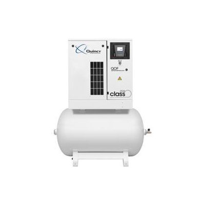 Quincy QOF-2-70-230-1, 2 HP Oilless Scroll Compressor World Latin America 6.1 CFM @ 100 PSI, 116 PSI, 70 Gallon Horizontal Air Tank, 230-Volt 1-Phase