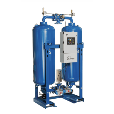 Quincy Compressor QHD-390, 390 CFM Heatless Desiccant Air Dryer, -40F Dew Point, 115/1/60, 1-1/2