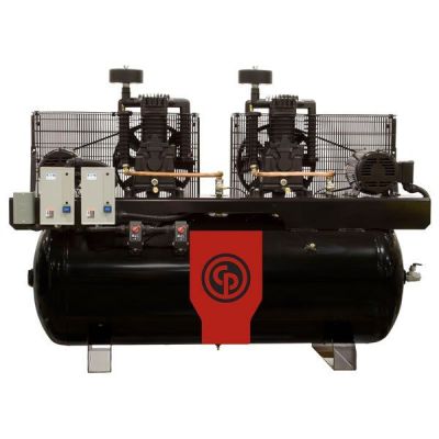 Chicago Pnuematic DUPLEX 10 HP (20 HP Total) Compressor World Latin America Cast Iron 120 Gallon Tank | 460/3/60 | RCP-C20203D4 | 8090301477