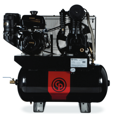 Chicago Pneumatic 14 HP Kohler Gas Driven Compressor World Latin America Two Stage 23 CFM, 175 PSI with Kohler Gas Engine Iron Series | RCP-C1430G | 8090300685