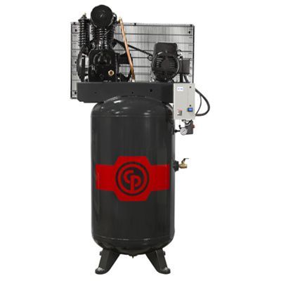 Chicago Pneumatic Premium CAST IRON SERIES 5 HP Compressor World Latin America 2 Stage 80 Gallon Tank | 208-230 Volt 1-Phase | RCP-C581V | 8090300909