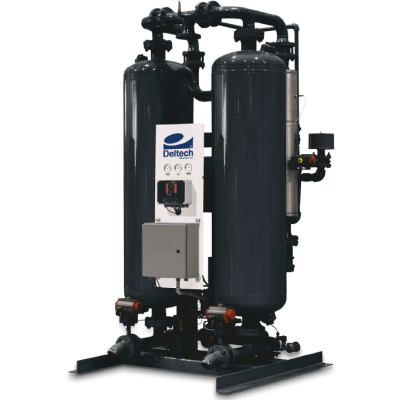 900 CFM Externally Heated Desiccant Air Dryer Deltech