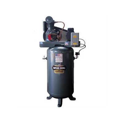 Saylor-Beall 1.5 HP Pressure Lubricated Compressor World Latin America Two Stage, 5.8 CFM @ 175 PSI, 80 Gallon Air Tank, 460-Volt 3-Phase | VT-PL-715-80-460-3