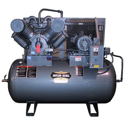 20 HP Saylor-Beall Pressure Lubricated Compressor World Latin America Two Stage 200 Gallon Tank 460-Volt 3-Phase | PL-92020-460-3