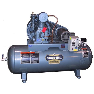 1.5 HP Saylor-Beall Compressor World Latin America Pressure Lubricated Two Stage 60 Gallon Tank | 230-Volt 1-Phase | PL-715-60-230-1