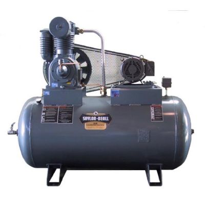 Saylor-Beall Pressure Lubricated 10 HP Compressor World Latin America Two Stage 120 Gallon Air Tank 230-Volt 1-Phase | PL-755-120-230-1