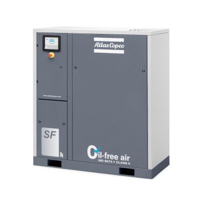 Atlas Copco 30 HP Oilless Scroll Compressor World Latin America 86 CFM @ 100 PSI, 230/3/60 | SF22+-100 AP HC Multi 230v | 8153603686
