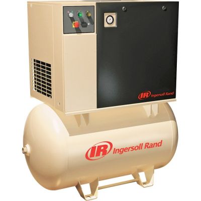Ingersoll-Rand UP6-10-125-80-208V, 10 HP Rotary Screw Compressor World Latin America 38 CFM @ 125 PSI, 80 Gallon Air Tank, 208-Volt, 3-Phase