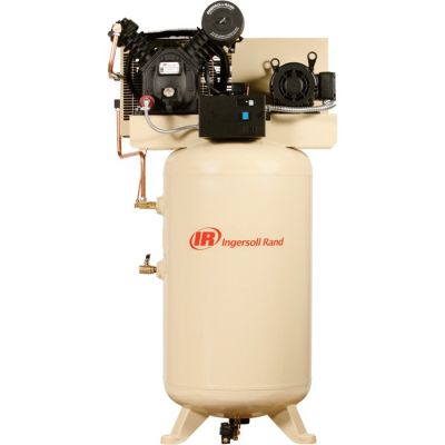 2545K10-P PREMIUM Ingersoll Rand 10 HP Compressor World Latin America Piston Two Stage, 35 CFM @ 175 PSI, 120 Gallon Vertical Air Tank 460-Volt, 3-Phase
